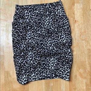 animal print skirt